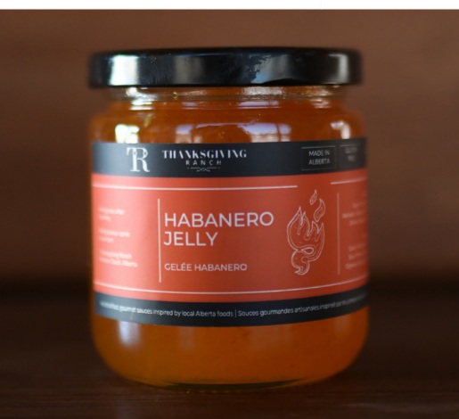 Thanksgiving Ranch Habanero Jelly jar