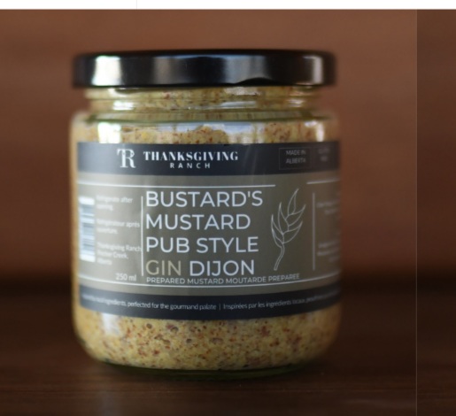 Thanksgiving Ranch Gin Dijon jar